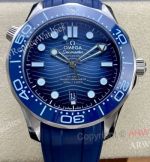 VS Factory Swiss Omega 75th Anniversary Seamaster Diver 300m Summer Blue Cal.8800 Watch